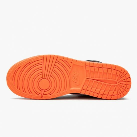 Air Jordan 1 Mid Candy BlackTotal Orange 554725 083 MensWomens AJ1 Jordan Sneakers (5)-550x550