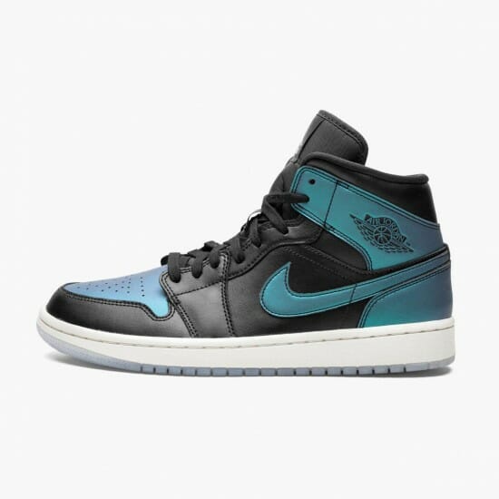 Air Jordan 1 Mid Iridescent Black