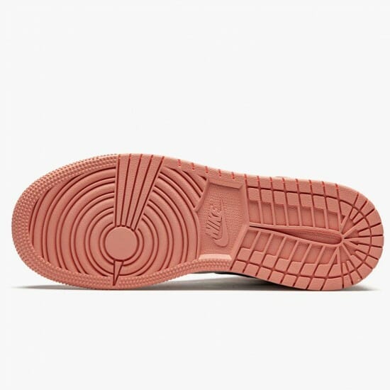 Air Jordan 1 Mid Pink Quartz Pink QuartzDK Smoke Grey Basketball Shoes 555112 603 AJ1 Sneakers (5)-550x550