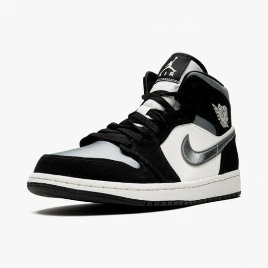 Air Jordan 1 Mid Satin Grey Toe BlackAnthracite-Sail 852542 011 Sneakers AJ1 Basketball Shoes (4)-550x550