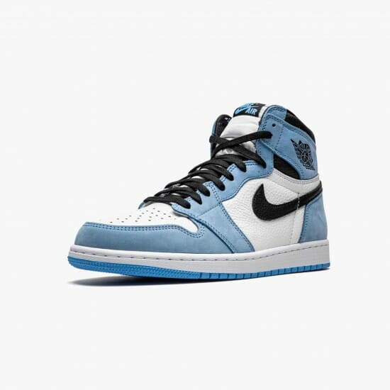 Air Jordan 1 Retro High White University Blue Black Basketball Shoes 555088 134 AJ1 Sneakers (4)-550x550