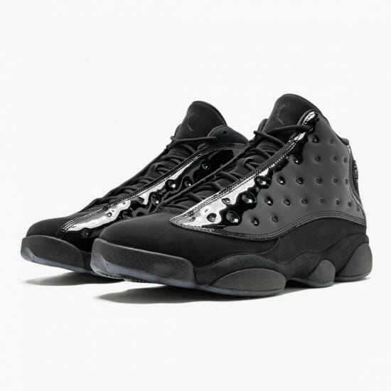 Air Jordan 13 Retro Cap and Gown Mens Basketball Shoes Black 414571 012 AJ13 Jordan Sneakers (2)-550x550