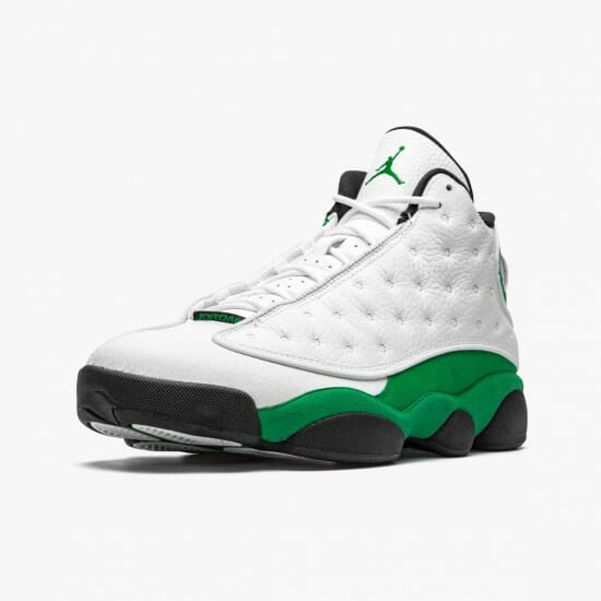 Air Jordan 13 Retro Lucky Green Mens Basketball Shoes WhiteBlack-Lucky Green DB6537 113 AJ13 Jordan Sneakers (4)-550x550