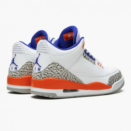 Air Jordan 3 Retro Knicks Unisex Basketball Shoes 136064 148 WhiteOld Royal University Ora AJ3 Jordan Sneakers (3)-550x550