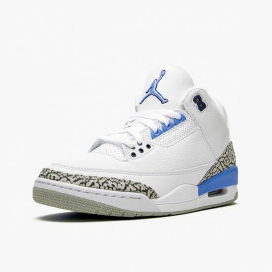 Air Jordan 3 Retro UNC Unisex Basketball Shoes CT8532 104 WhiteValor Blue-Tech Gray AJ3 Jordan Sneakers (4)-550x550