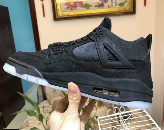 Air Jordan 4 Graffiti Black Suede