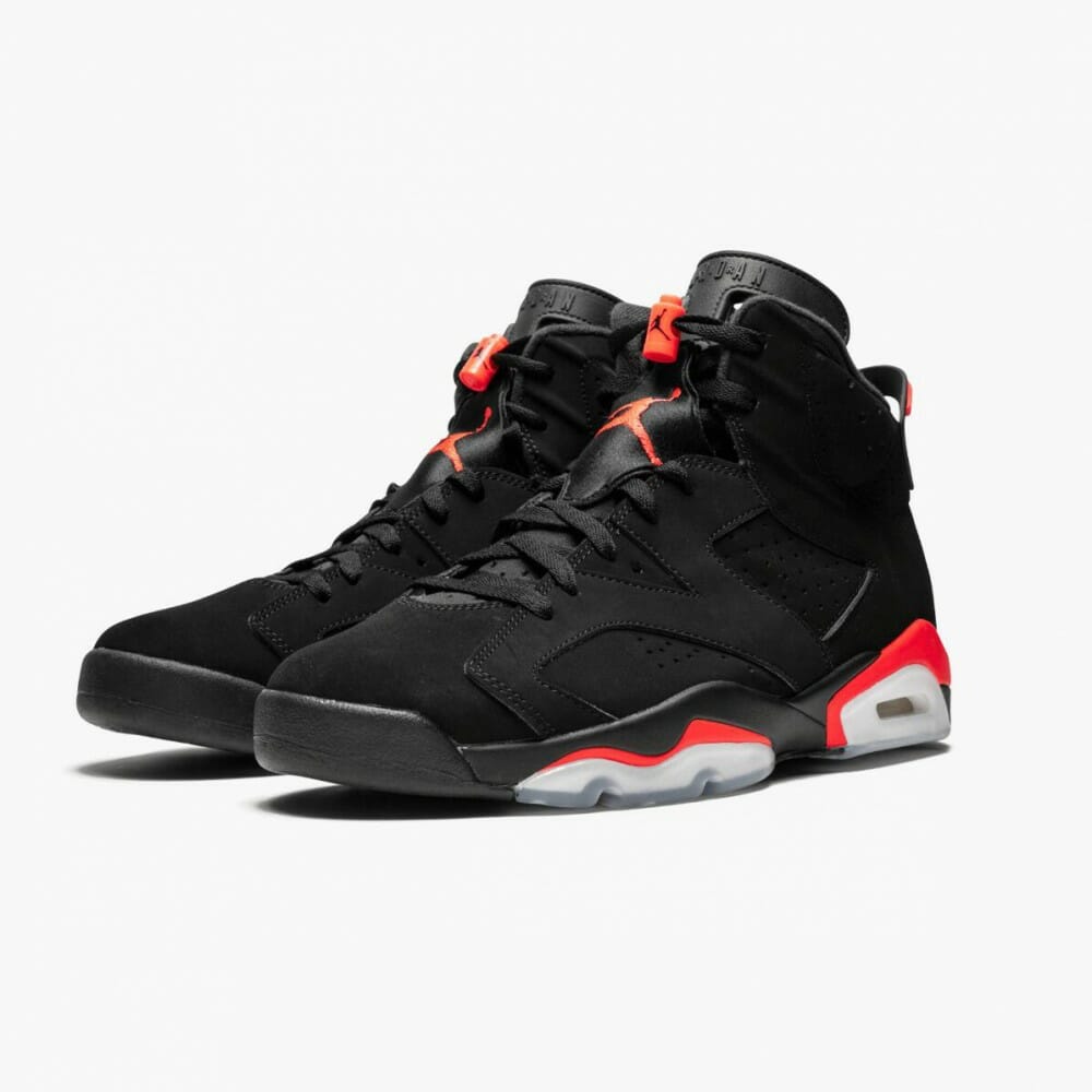Air Jordan 6 Retro Black Infrared Mens Basketball Shoes 384664 060 BlackInfrared AJ6 Black Jordan Sneakers (2)-1000x1000