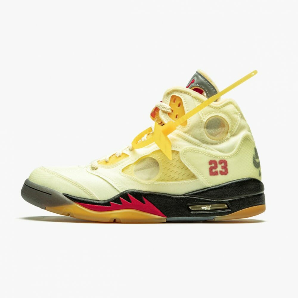 OFF-WHITE x Air Jordan 5 Retro Sail
