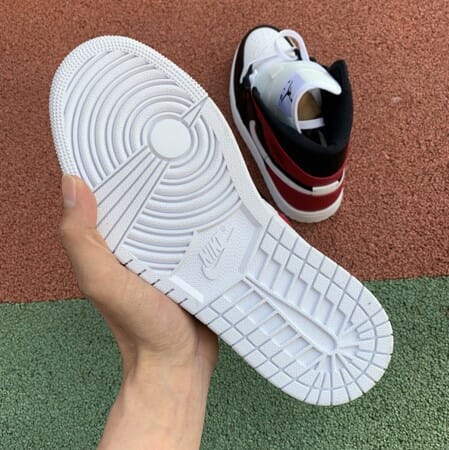 Air Jordan 1 Mid Wine Red Toe Air Jordan 1 Mid Wine Red Toe