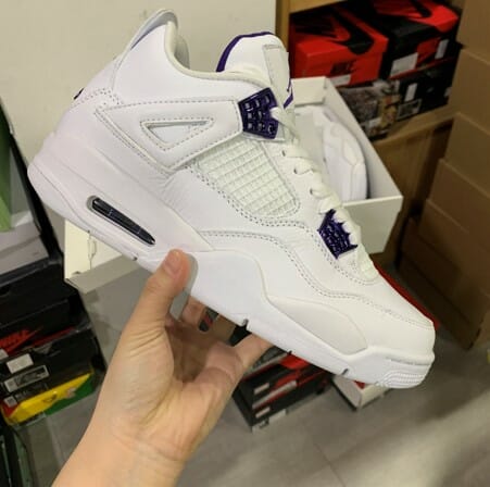 Air Jordan 4 Purple Metallic
