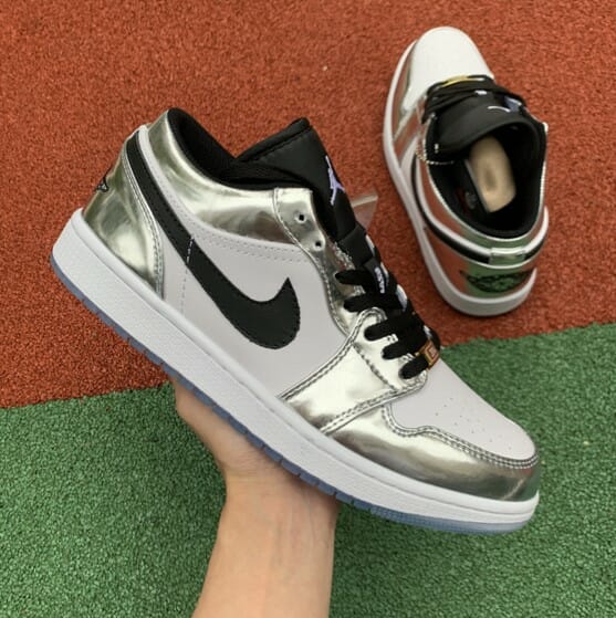 Air Jordan 1 Leonard Low Electroplated Silver