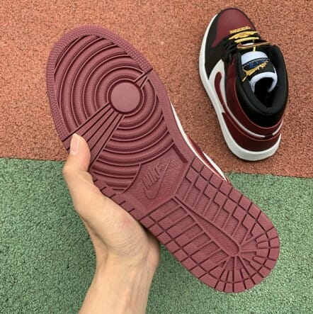 Air Jordan 1 Mid Black And Red Color Matching Air Jordan 1 Mid Black And Red Color Matching