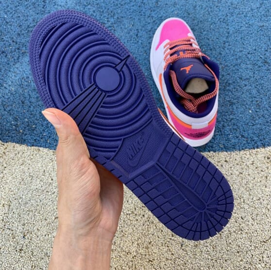 Air Jordan 1 Low Pink Blue Orange Flannel Air Jordan 1 Low Pink Blue Orange Flannel