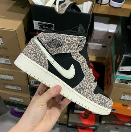 Air Jordan 1 Mid Colorful Tiger Print