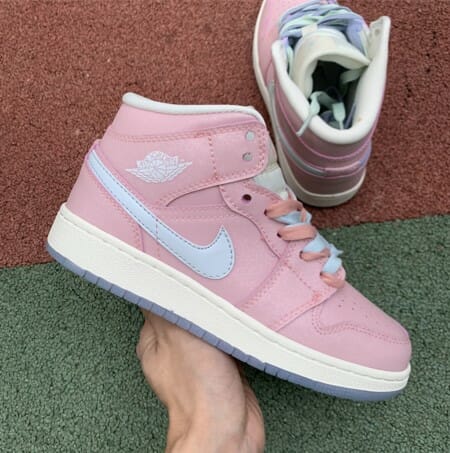 Air Jordan 1 Mid Pastel Mandarin Ducks