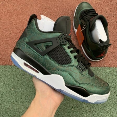 Air Jordan 4 Green Laser
