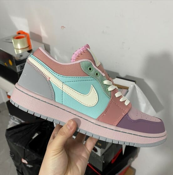 Air Jordan 1 Low SE Pink Green