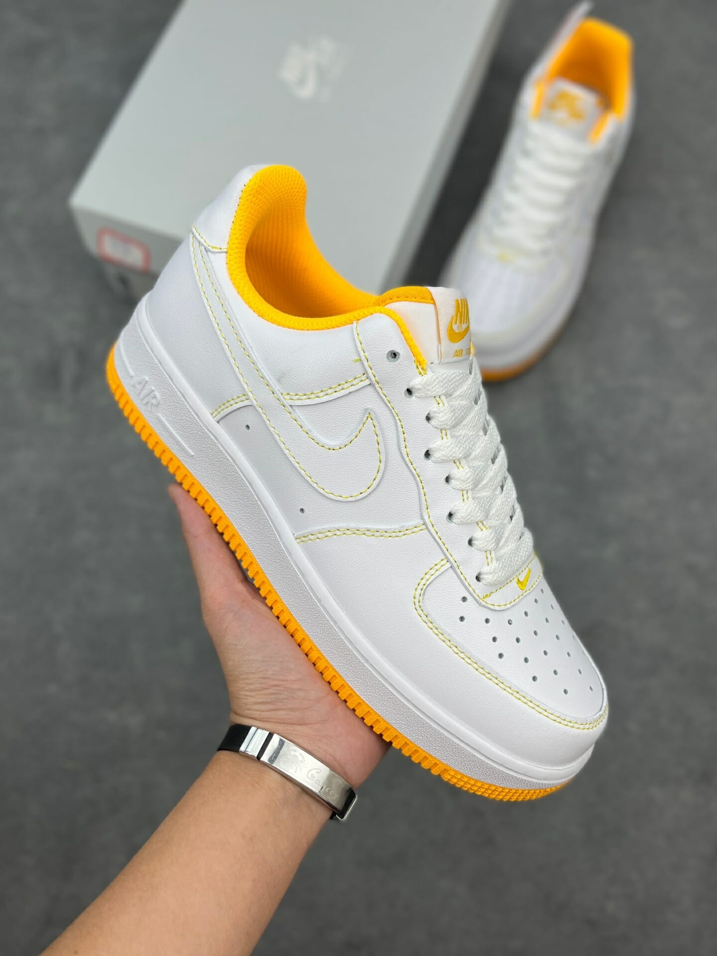 Air Force 1 Low '07 Contrast Stitch White Laser Orange