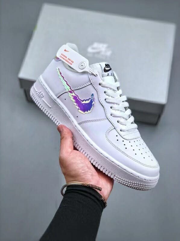 Air Force 1 Low '07 LV8 White Iridescent Pixel