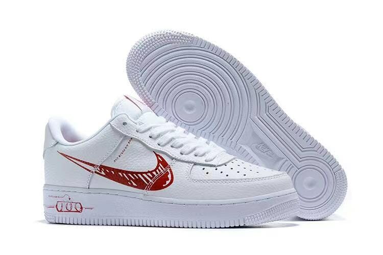 Air Force 1 Low Sketch White Red