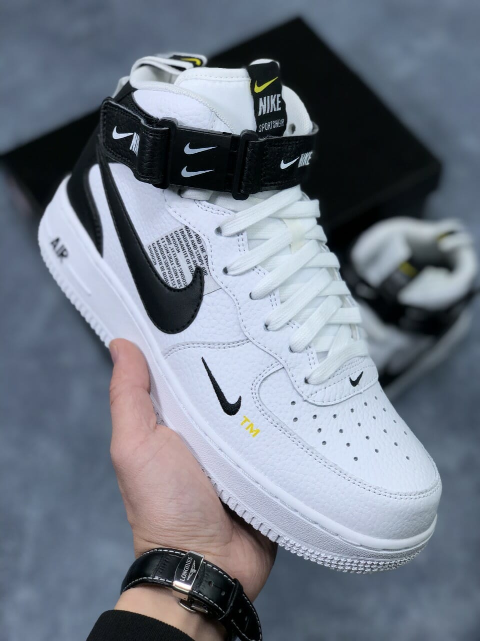 Air Force 1 Mid Utility White Black