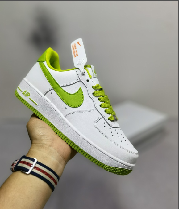 Air Force 1 White Apple Green