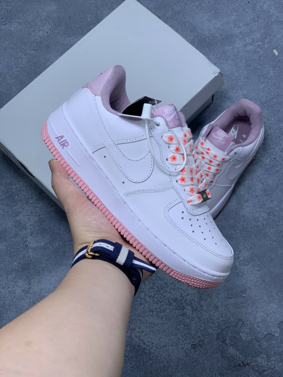 Air Force 1 White Powder Flower