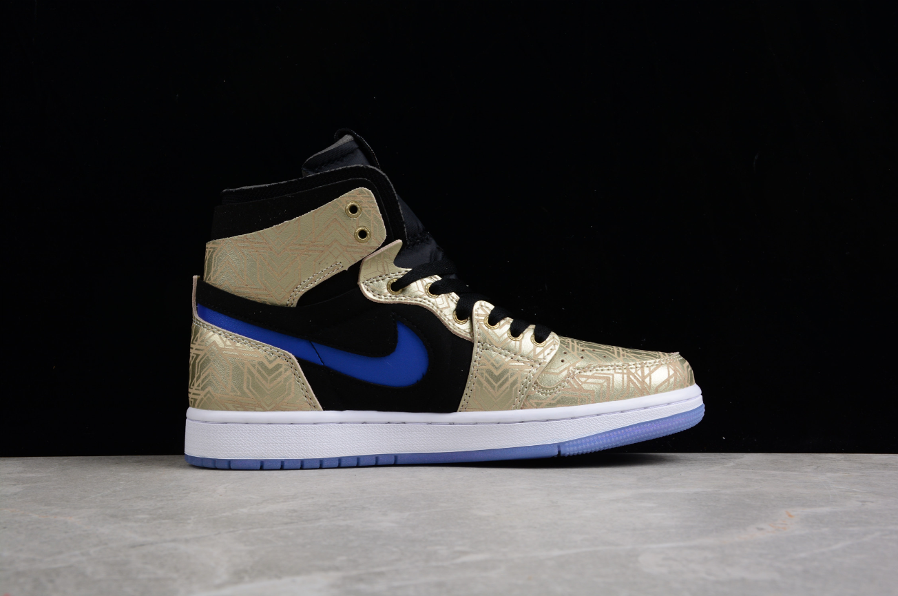 Air Jordan 1 High Zoom Air Comfort 'Gold Laser'