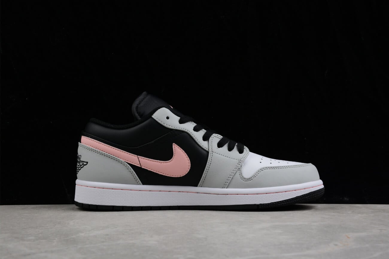 Air Jordan 1 Low Grey White Pink
