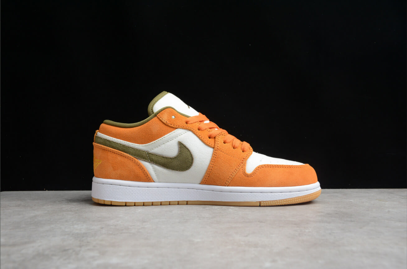 Air Jordan 1 Low 'Orange Olive'