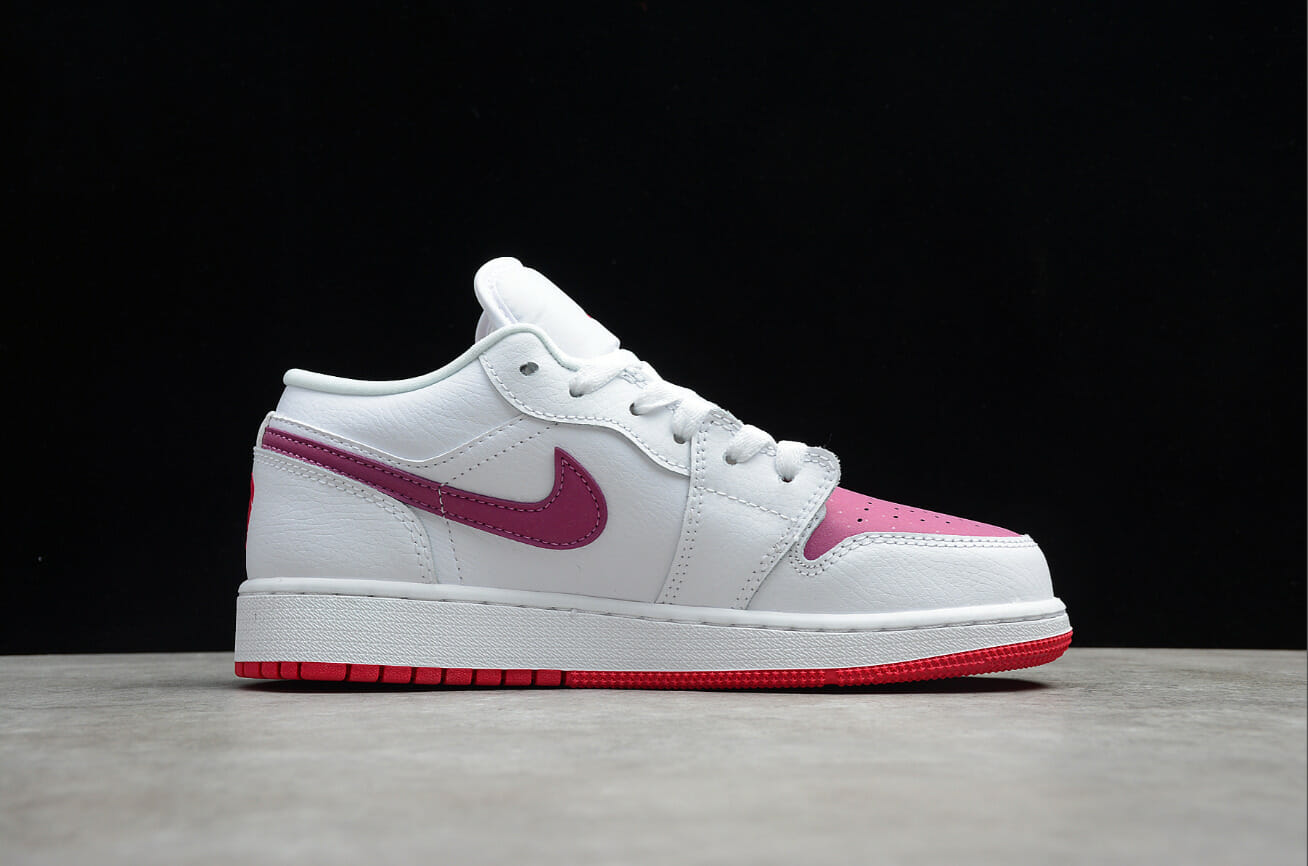 Air Jordan 1 Low Pink Purple White Valentine's Day