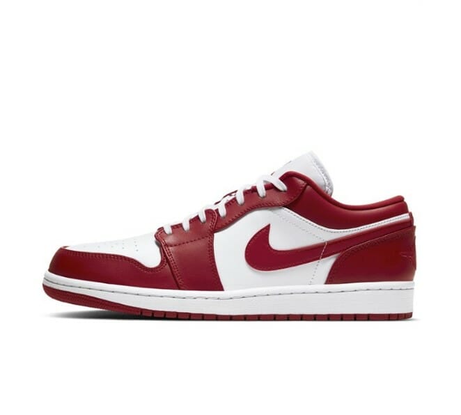 Air Jordan 1 Low State Red And White