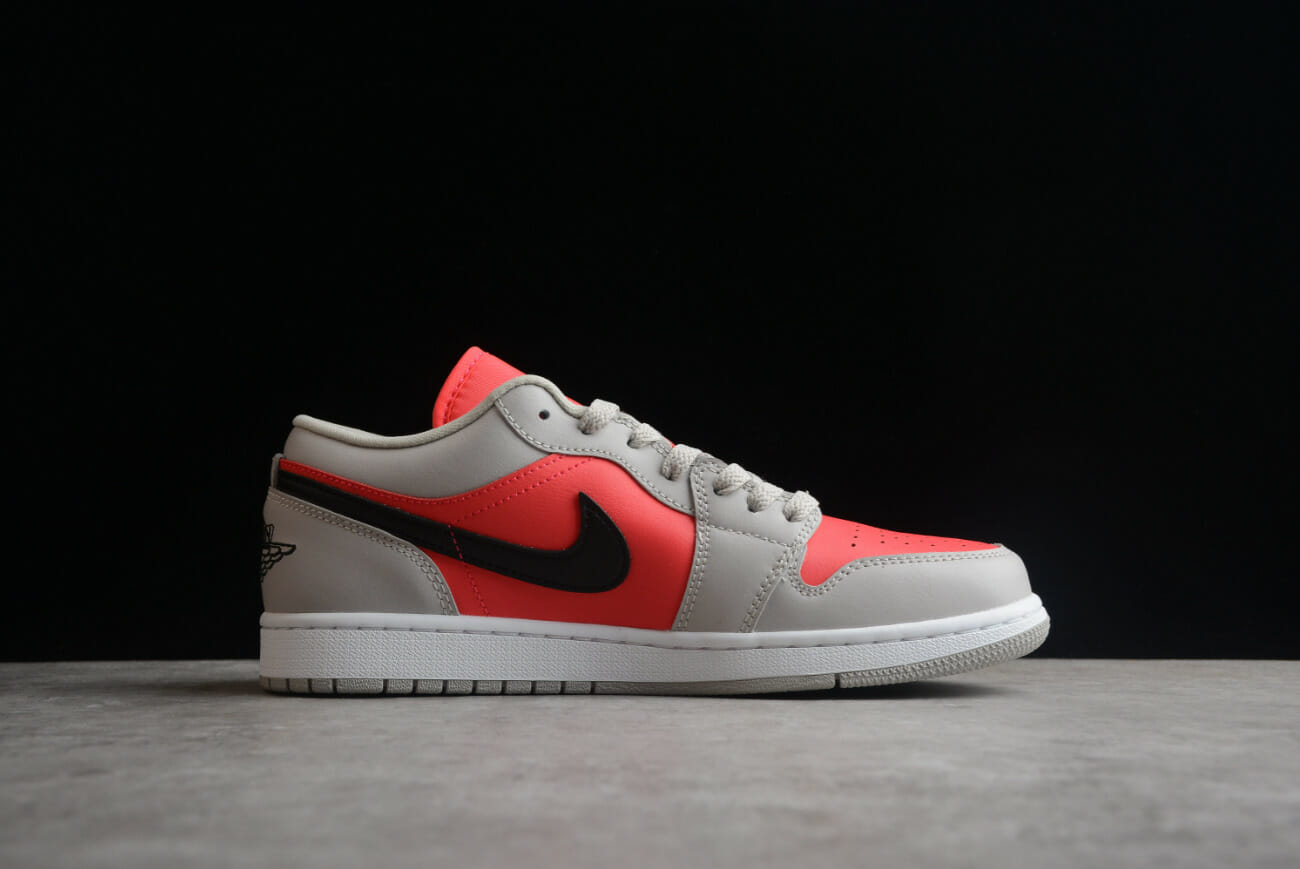 Air Jordan 1 Low Top Gray Powder