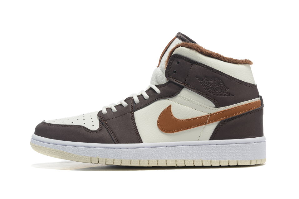 Air Jordan 1 Mid Basalt Brown