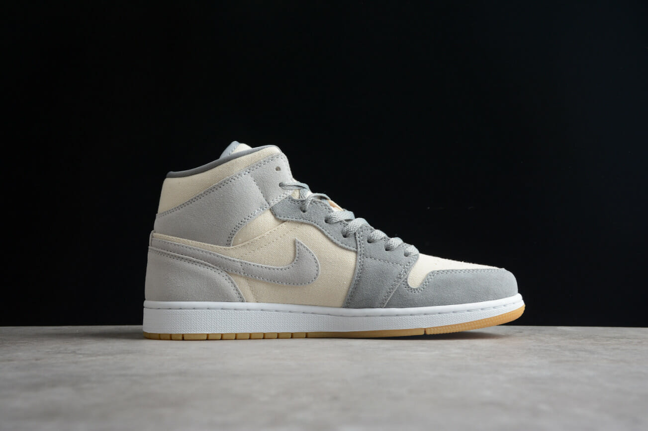 Air Jordan 1 Mid Beige Coconut Milk