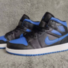 Air Jordan 1 Mid 'Black Hyper Royal'
