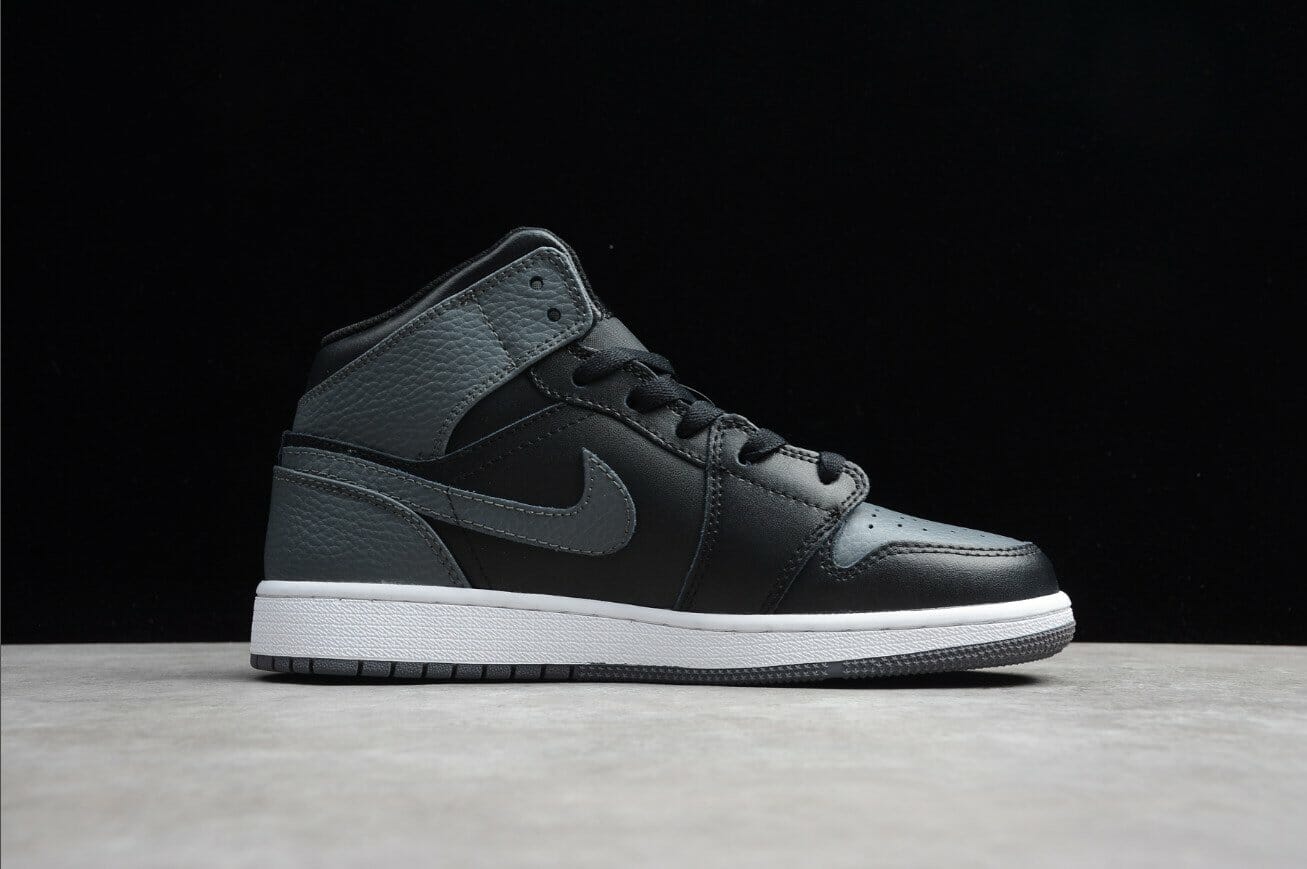 Air Jordan 1 Mid GS 'Black Dark Grey'