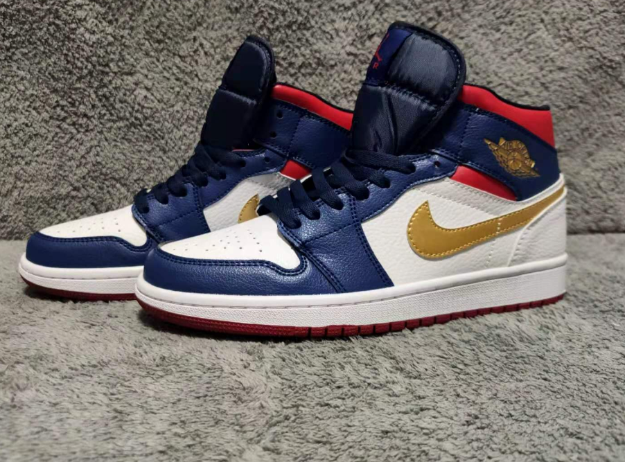 Air Jordan 1 Mid GS Olympic