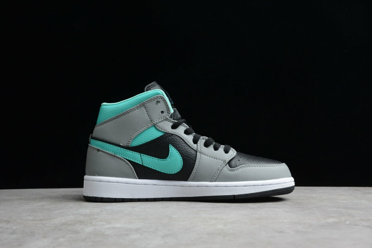 Air Jordan 1 Mid Grey Aqua