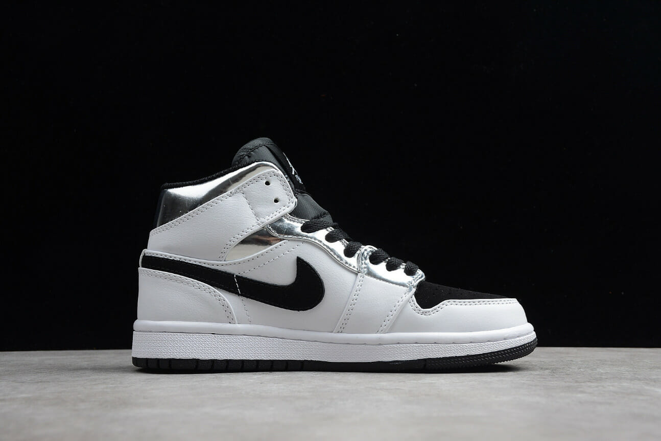 Air Jordan 1 Mid Leonard White And Black
