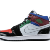 Air Jordan 1 Mid SE Black White-University Red
