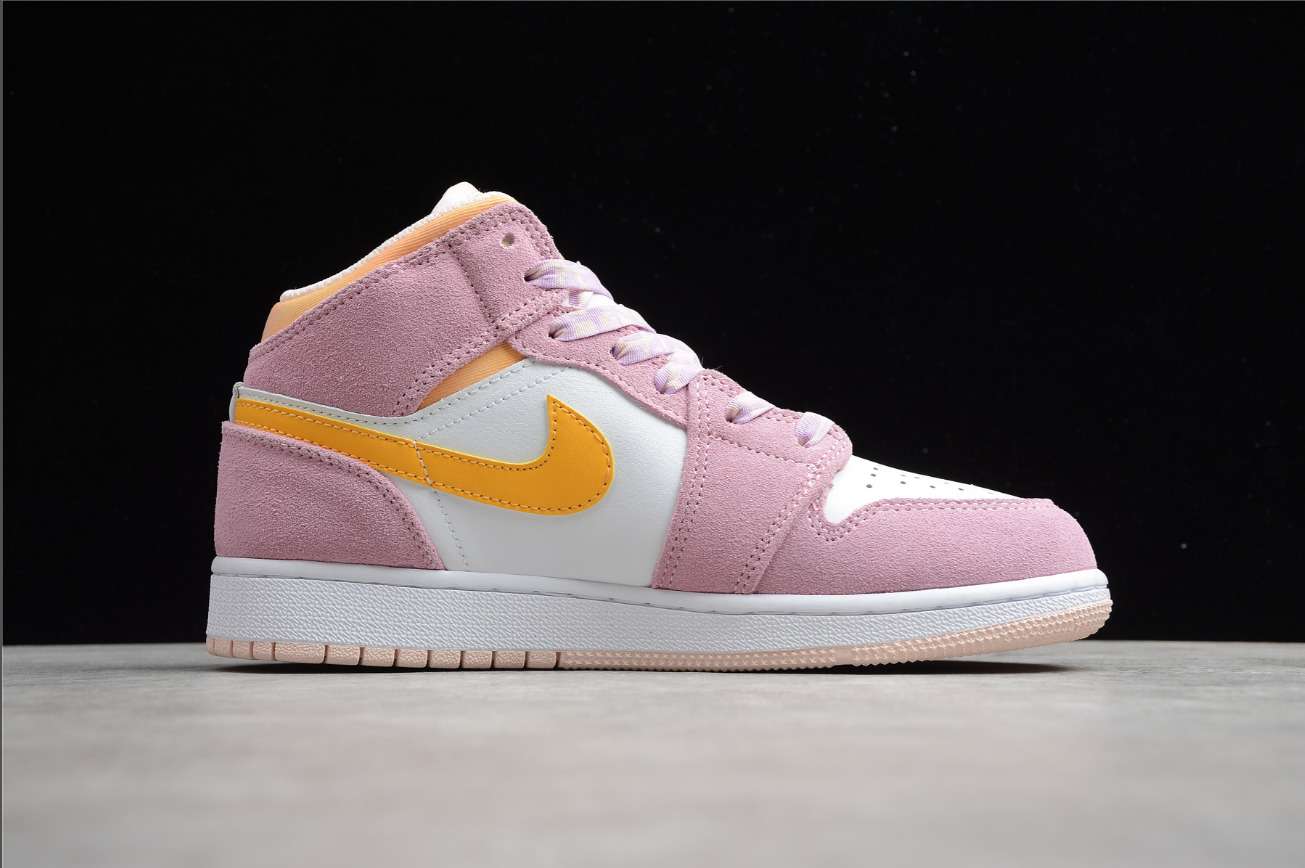 Air Jordan 1 Mid SE GS Arctic Pink