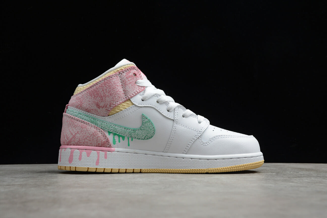 Air Jordan 1 Mid SE GS Ice Cream