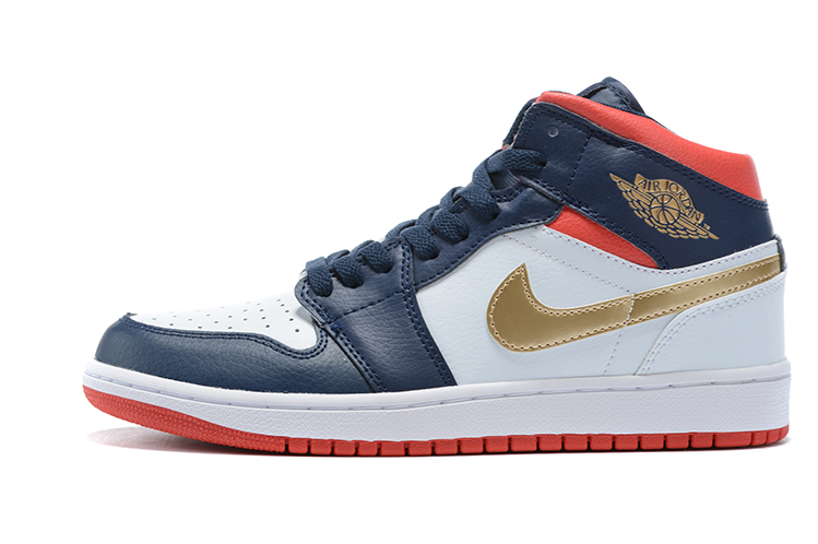 Air Jordan 1 Mid SE USA White
