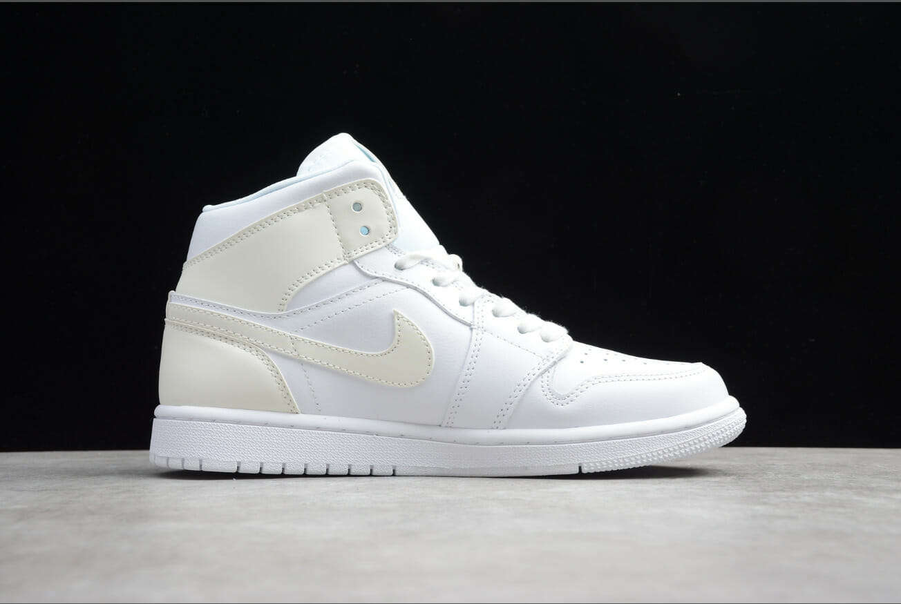 Air Jordan 1 Mid 'White Ivory'