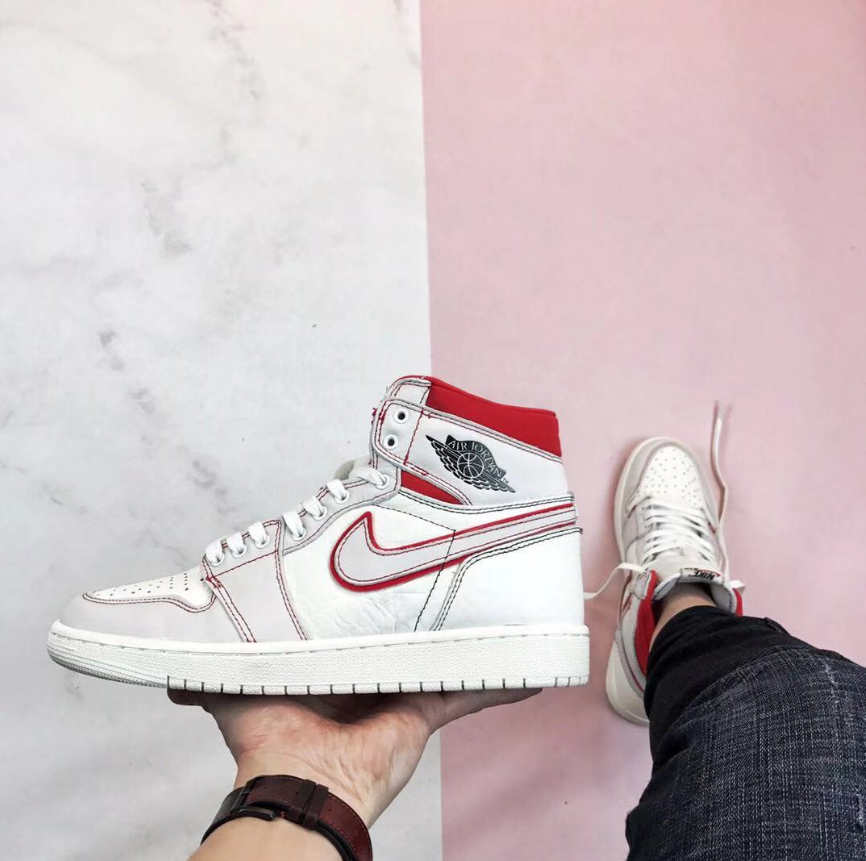 Air Jordan 1 Retro High Phantom Gym Red