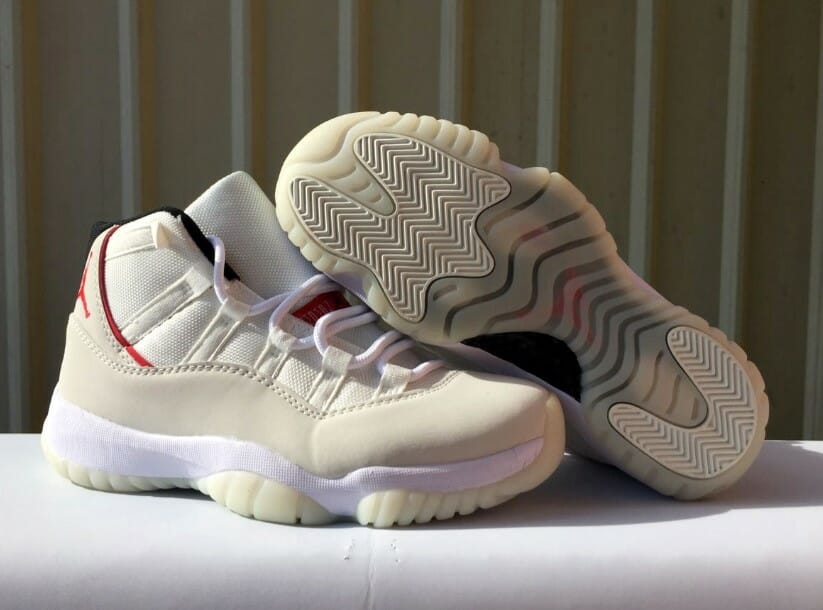 Air Jordan 11 Beige White Red
