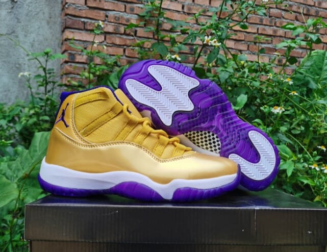 Air Jordan 11 Purple Gold