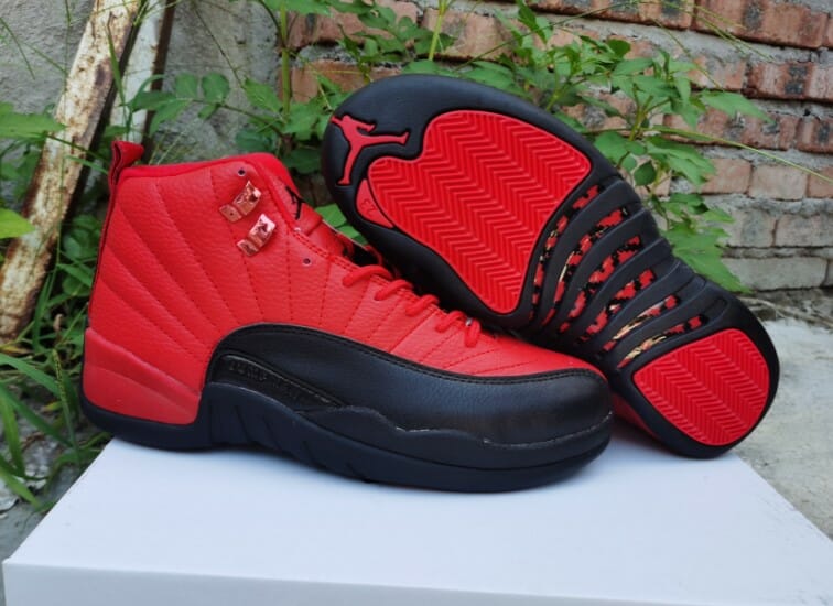Air Jordan 12 Black And Red