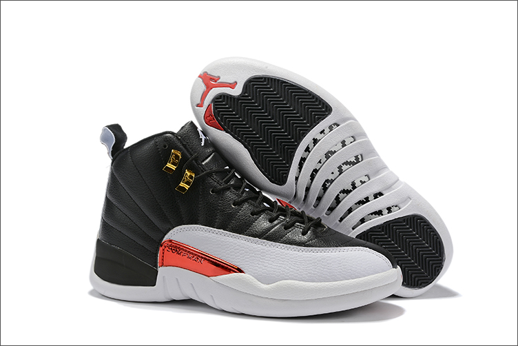 Air Jordan 12 Black Red Gold